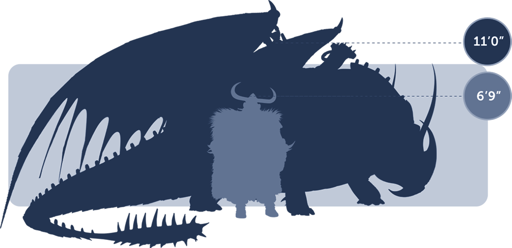 dragon size chart